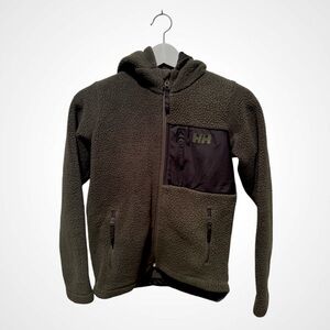 Helly Hansen Olive Green Fleece Jacket